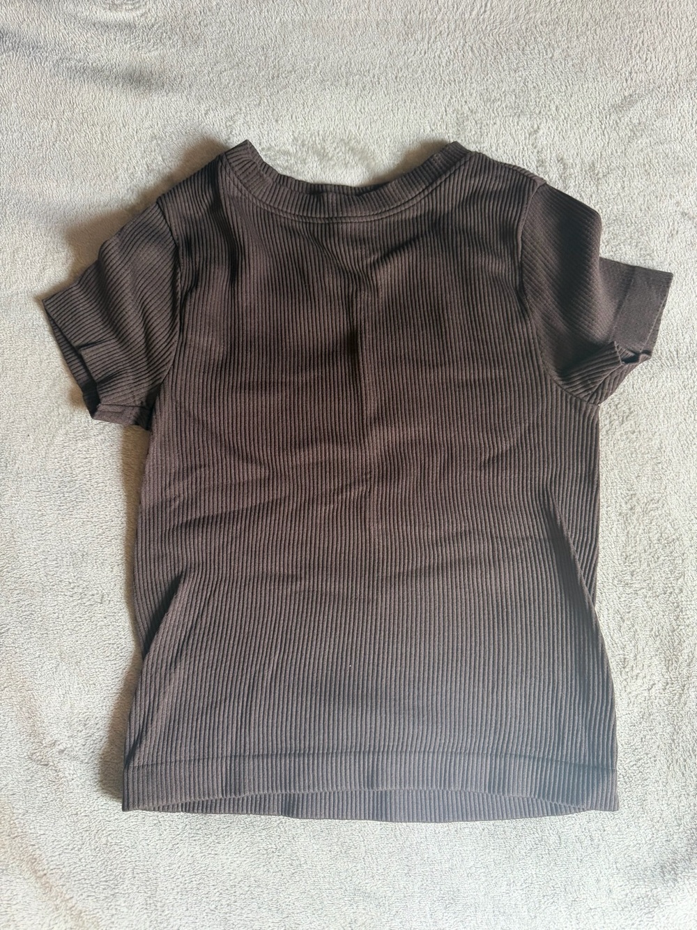 Old Navy womenâs Ribbed Top - Brown